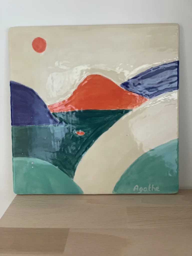 Dessous de plat en céramique